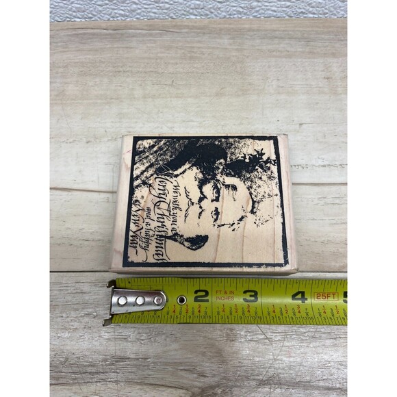 2001 Stampington Co. St. Nicholas Wood Mounted Rubber Stamp - Picture 6 of 6